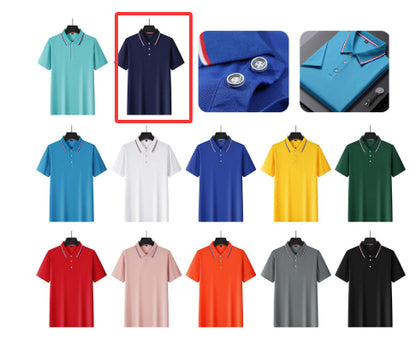 Collar Quick Drying Pure Cotton Workwear Polo Shirt