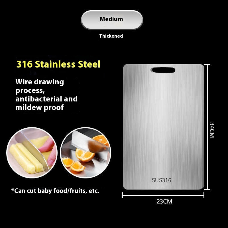 Double-sided Thickened Antibacterial And Mildewproof Household Vegetable Cutting Board