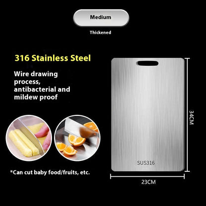 Double-sided Thickened Antibacterial And Mildewproof Household Vegetable Cutting Board