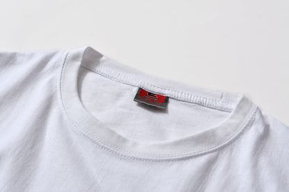 Cotton T-shirt Round Neck Overalls