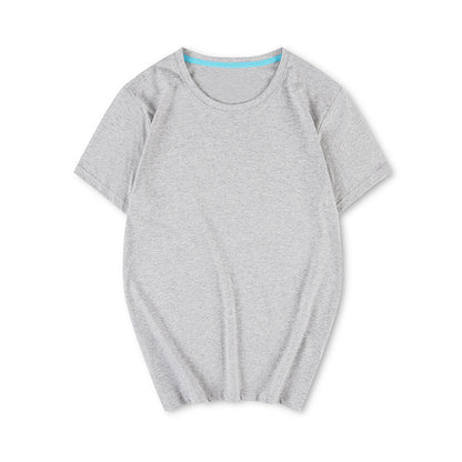 Cotton T-shirt with round neck