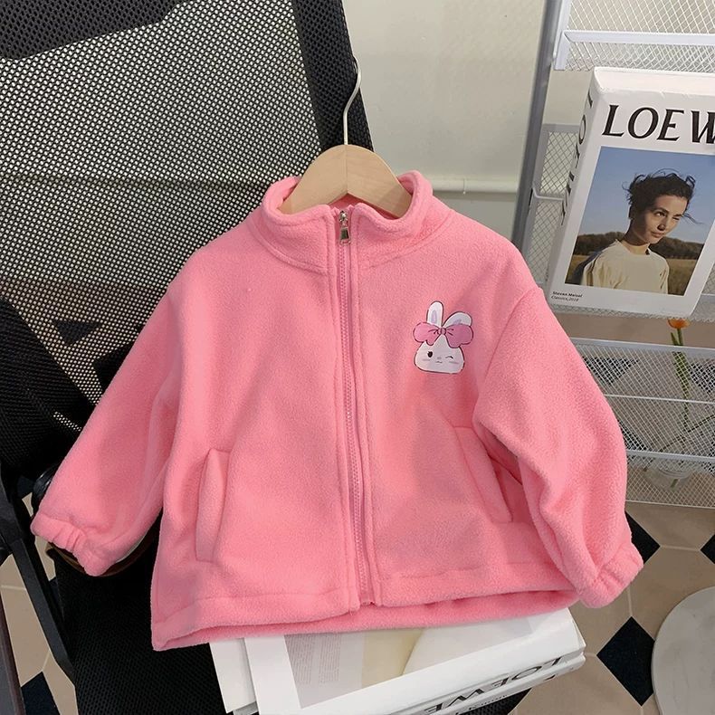 Girls' Jackets Child Clip Cotton Autumn And Winter Clothing