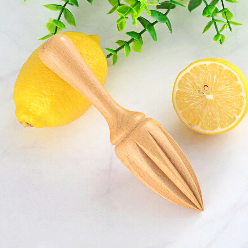 Creative Lemon Wood Squeezer