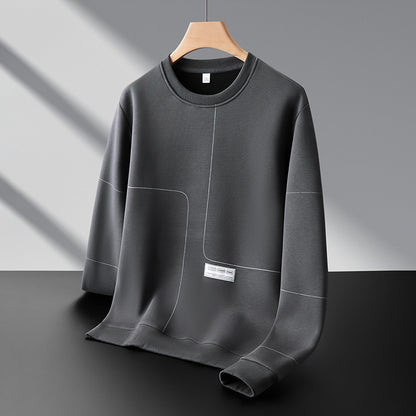 Men's Loose Round Neck Casual Versatile Pullover Sweatshirt