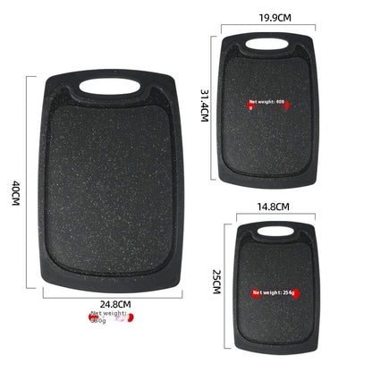 Wheat Straw Cutting Board Double-sided Cutting Board Three-piece Cutting Board