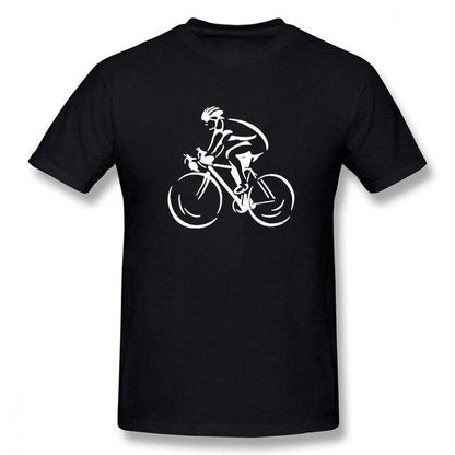Bicycle print T-shirt