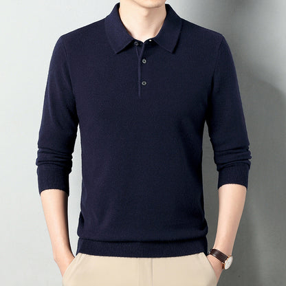 Winter Wool Lapel Long Sleeve Men