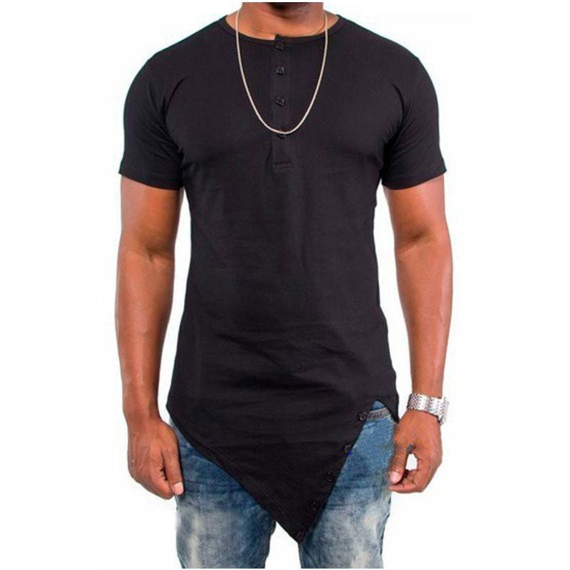 Asymmetrical Designed Button Shirt