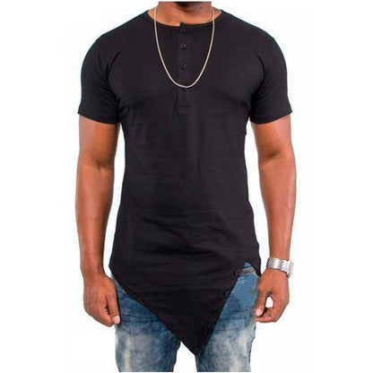 Asymmetrical Designed Button Shirt