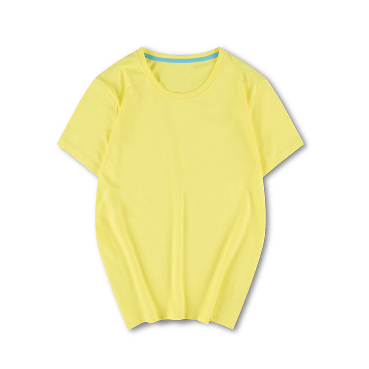 Cotton T-shirt with round neck