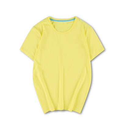 Cotton T-shirt with round neck