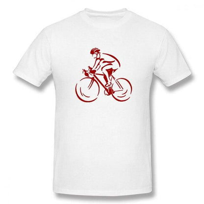 Bicycle print T-shirt