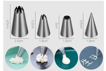 Household baking piping bag piping mouth set