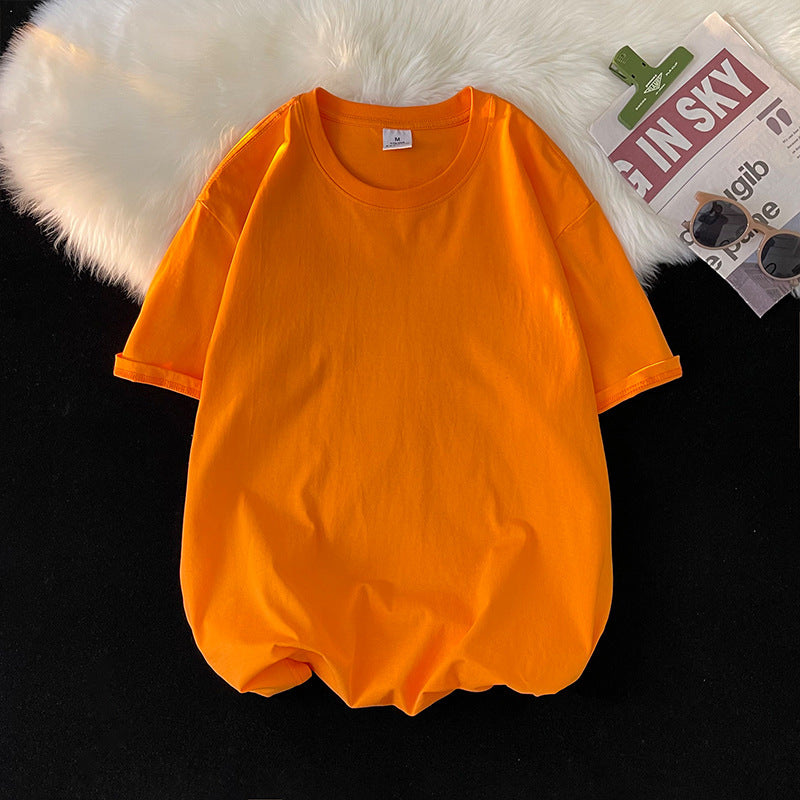 Loose Plus Size Solid Color T-shirt Top