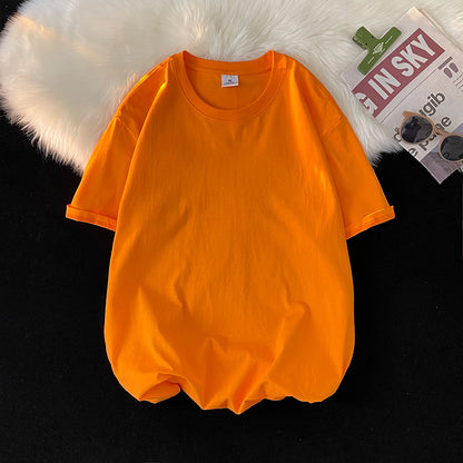 Loose Plus Size Solid Color T-shirt Top