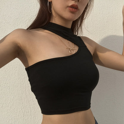 Shoulder vest bottoming shirt
