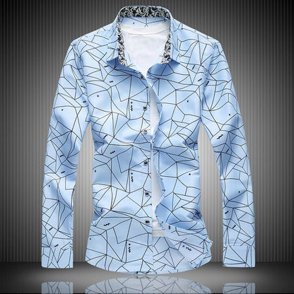 Men's shirts long casual shirts