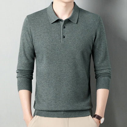 Winter Wool Lapel Long Sleeve Men