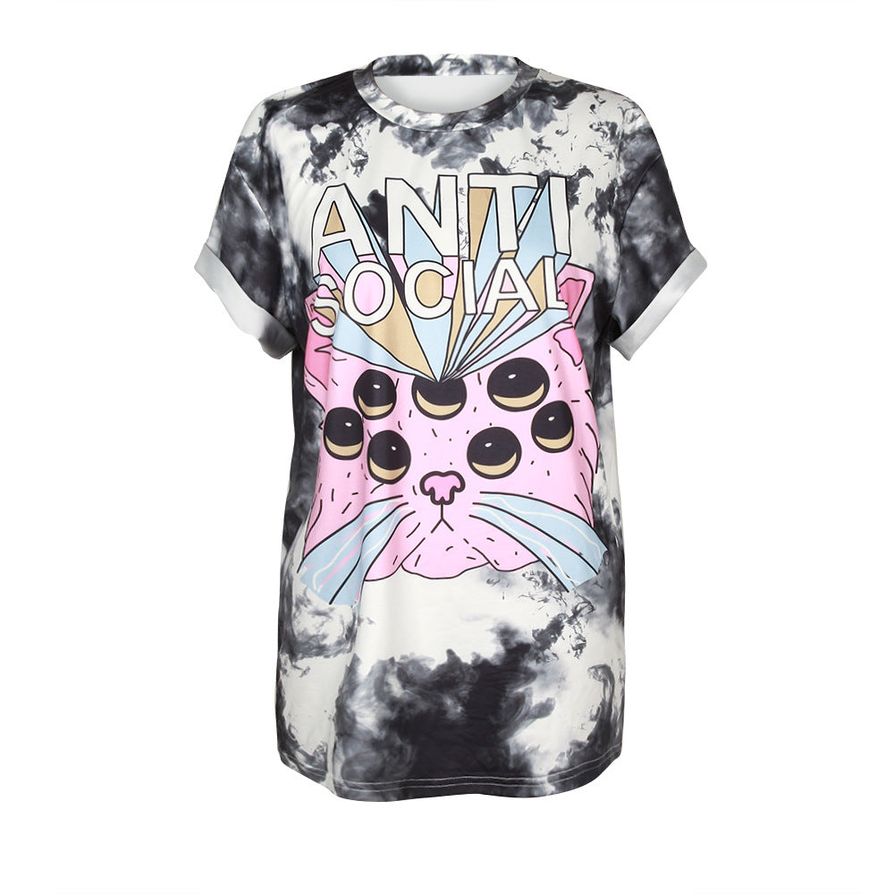 Cute alien print top