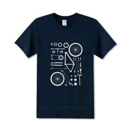 Men And Women's Fashion Casual Print Short-sleeved T-shirt