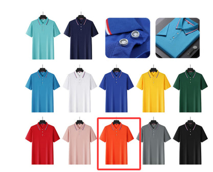 Collar Quick Drying Pure Cotton Workwear Polo Shirt