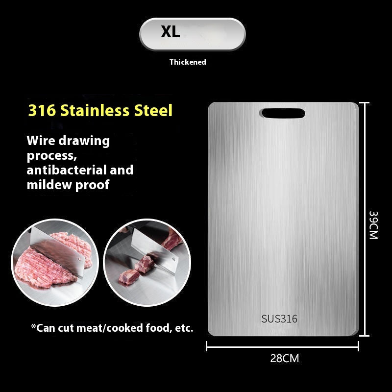 Double-sided Thickened Antibacterial And Mildewproof Household Vegetable Cutting Board