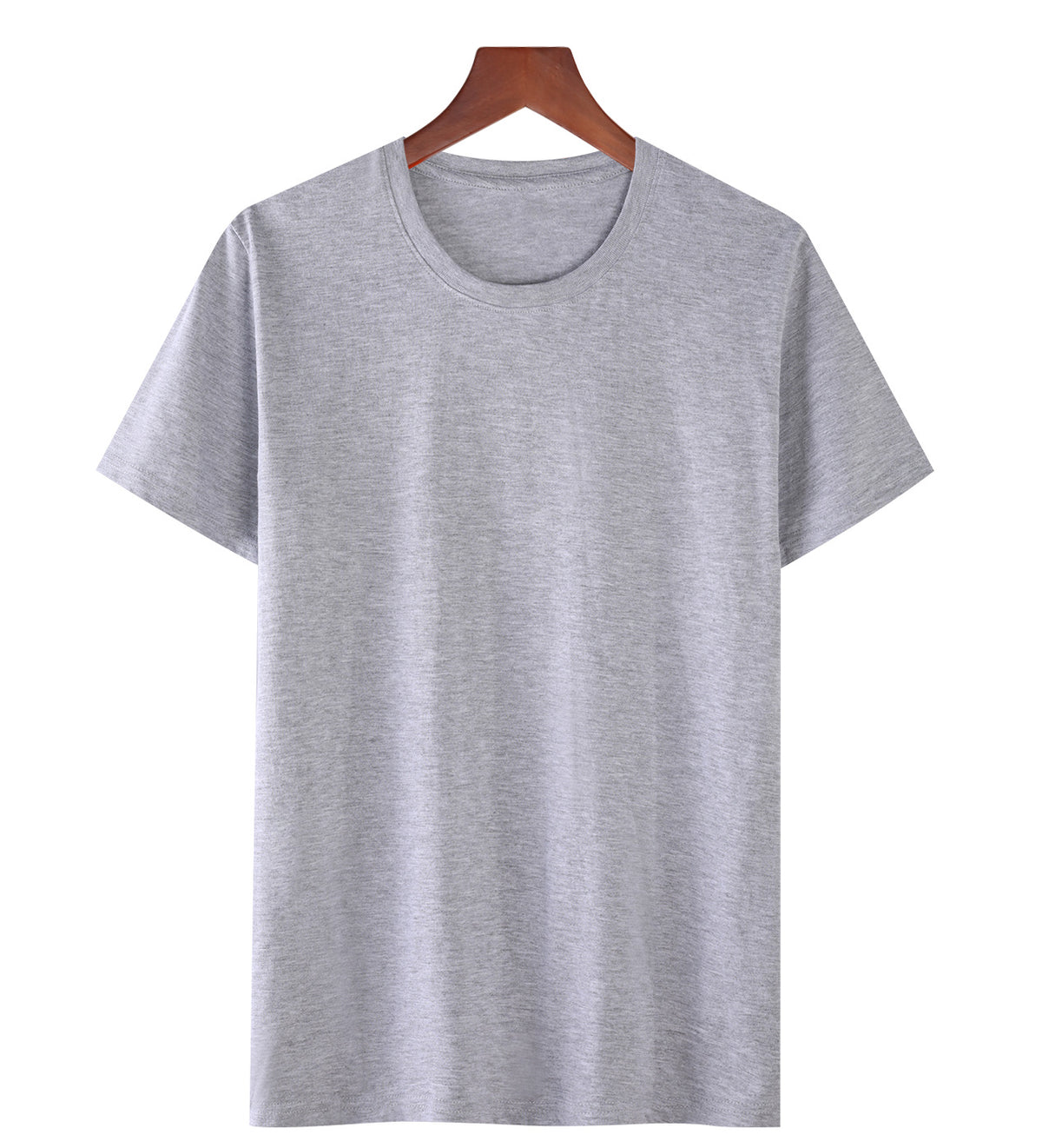 Solid Color Loose Half Sleeve Men's T-shirt