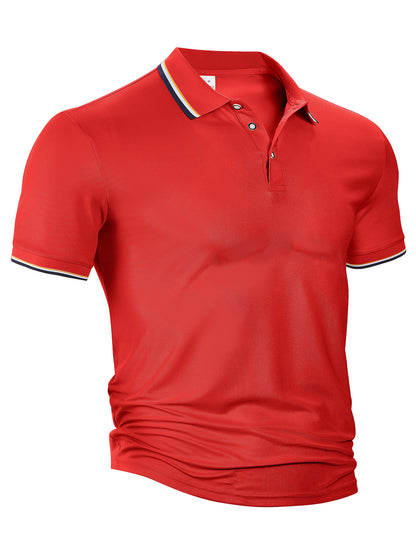 Summer Loose Lapels Short Sleeve Men