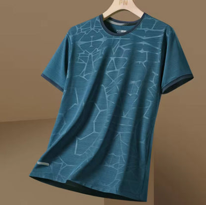 Men's Sporty Fashionable And Minimalist Short-sleeve Shirt