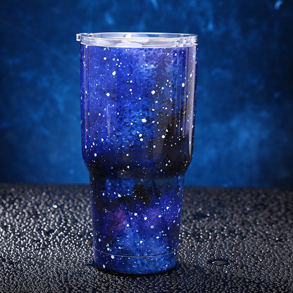 Stainless steel vacuum flask creative starry water cup