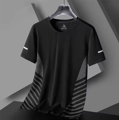 Men's Sporty Fashionable And Minimalist Short-sleeve Shirt