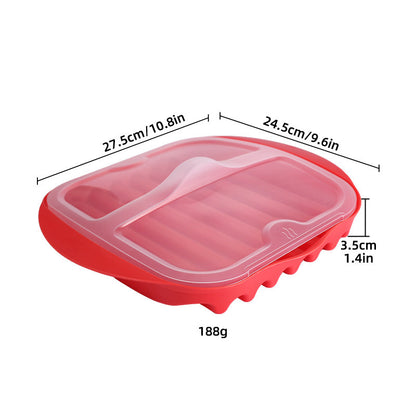 Plastic Microwave Bacon Grill Pan