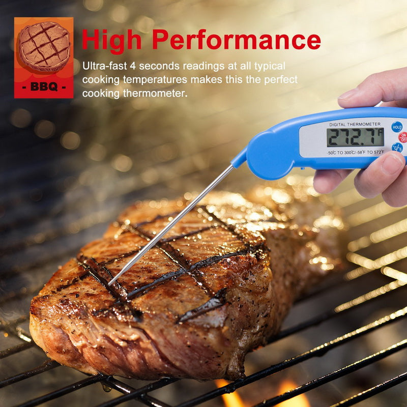 Folding Probe Barbecue Thermometer