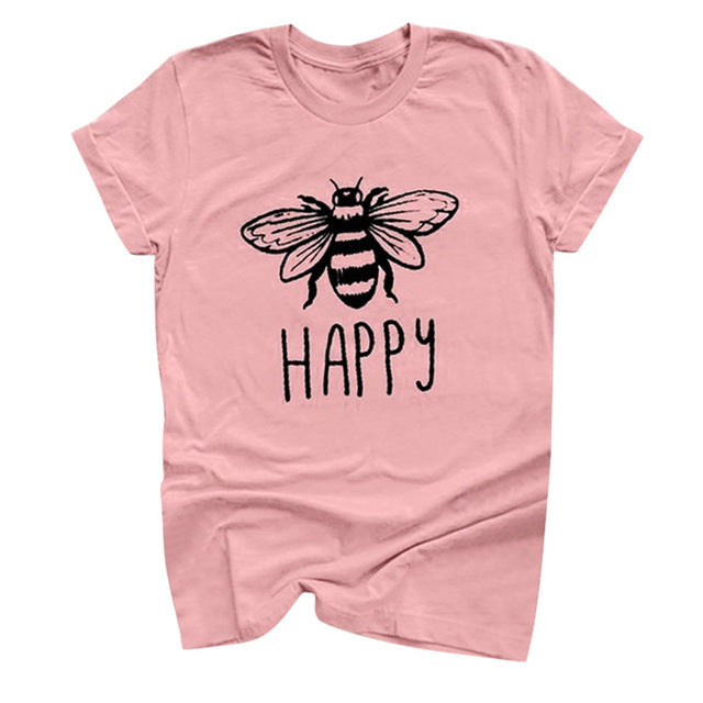 Bee print short sleeve