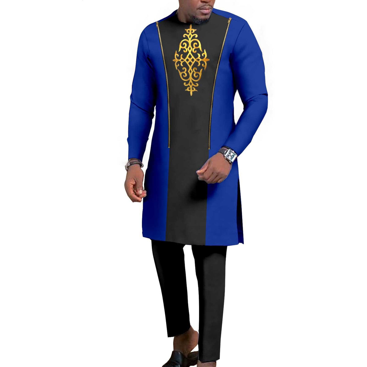 Men's Bronzing Cotton Two-piece Set