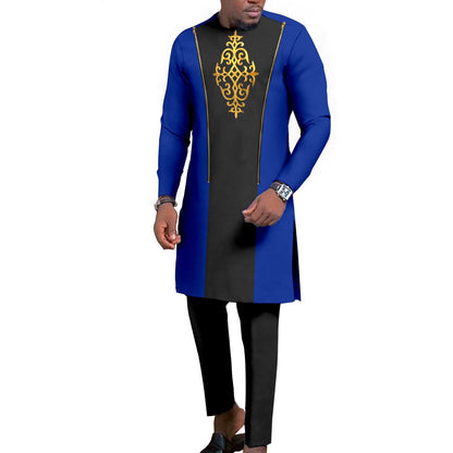 Men's Bronzing Cotton Two-piece Set