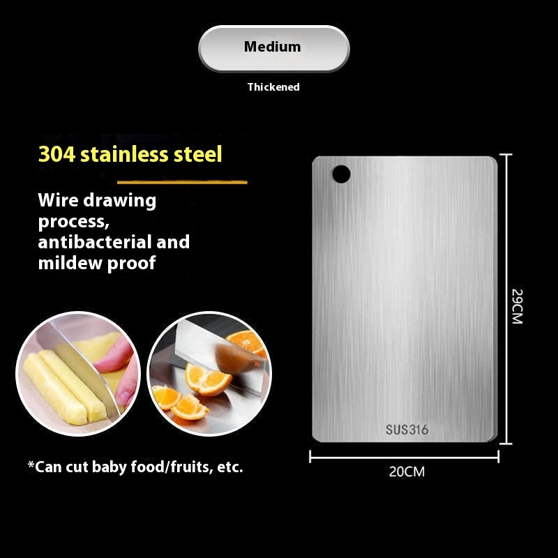 Double-sided Thickened Antibacterial And Mildewproof Household Vegetable Cutting Board