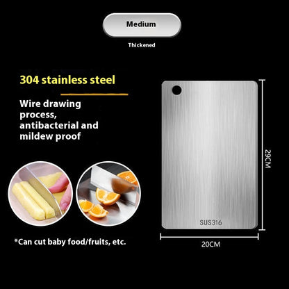 Double-sided Thickened Antibacterial And Mildewproof Household Vegetable Cutting Board