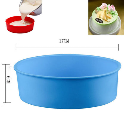 Round Silicone Cake Pan Baking Mold