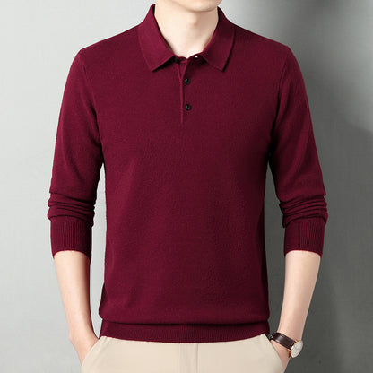 Winter Wool Lapel Long Sleeve Men
