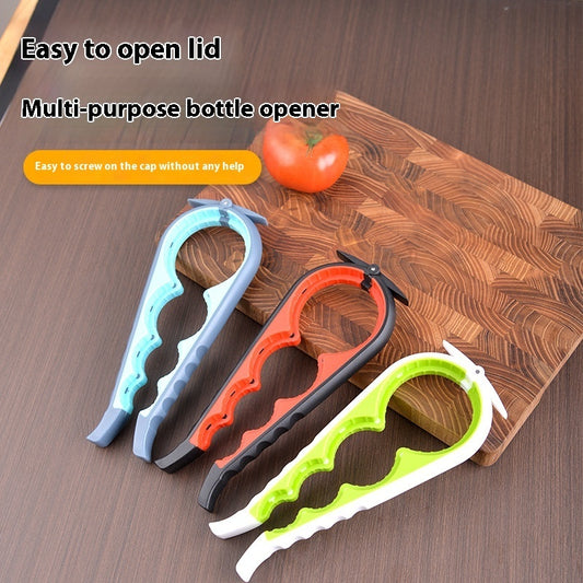Four-in-one Multifunctional Can Lid Opener Non-slip Labor-saving