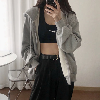 Autumn and winter plus velvet cardigan