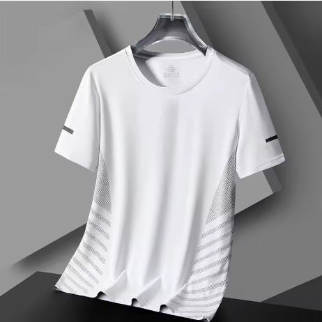 Men's Sporty Fashionable And Minimalist Short-sleeve Shirt