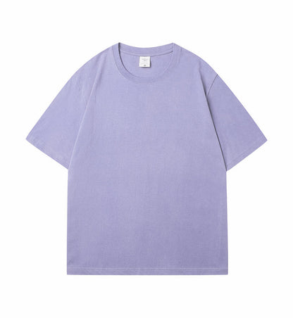 All-matching Round Neck Short Sleeves Loose