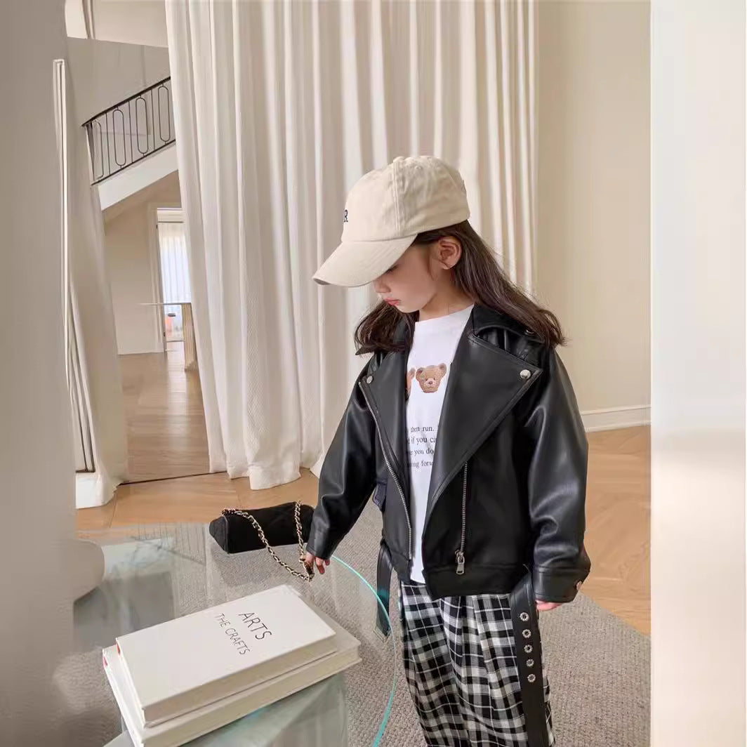 Spring And Fall Motorcycle Jackets For Boys And Girls