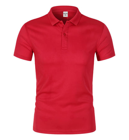 Quick-drying Polo Collar Work Clothes Simple And Comfortable Polo Shirt
