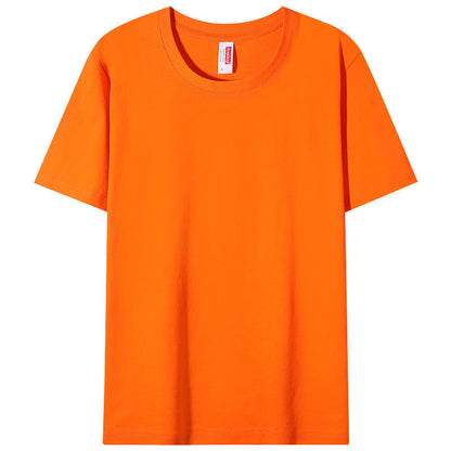 Custom Made Washed Pure Cotton Crew Neck Shortsleeve Shirt