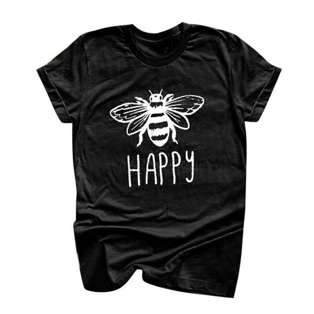 Bee print short sleeve
