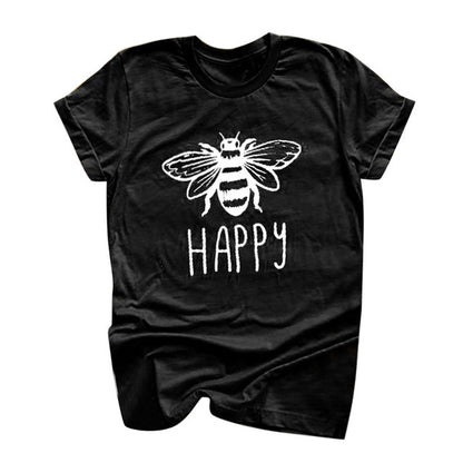 Bee print short sleeve