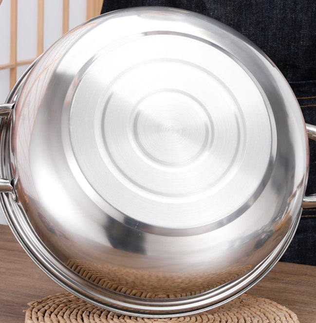 Stainless Steel Steamer Steaming Rack Double-layer Soup Pot